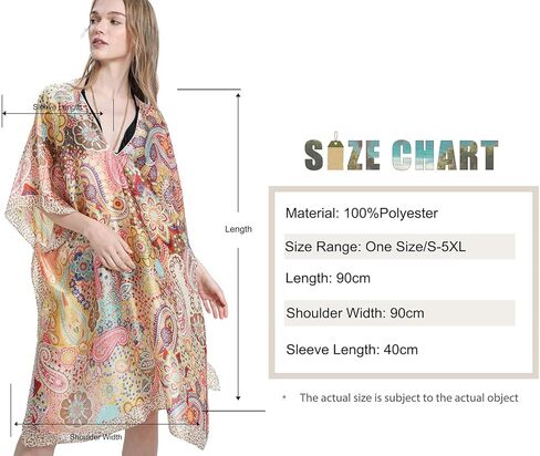 ملابس سباحة نسائية من MEANBEAUTY ملابس سباحة لتغطية ملابس السباحة مطبوعة بالورود وأكمام قصيرة كيمونو كارديجان فستان الشاطئ 2024 in Kuwait