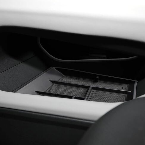 منظم وحدة التحكم المركزية EDBETOS 2024 Atlas السفلي متوافق مع ملحقات Volkswagen Atlas/Cross الرياضية 24+ إدراج صينية تخزين فتحة عملة معدنية مادة بلاستيك ABS in Saudi Arabia