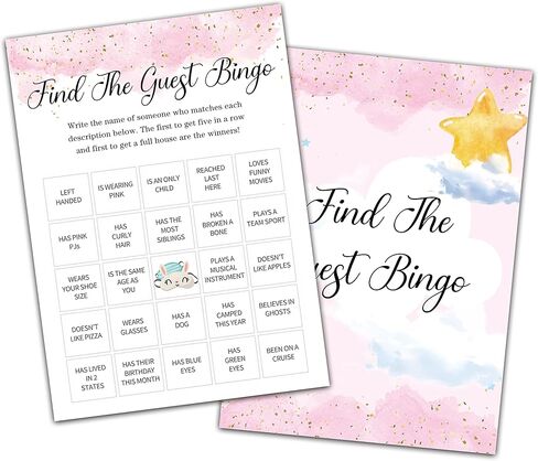 Slumber Party Games for Adults, What's in Your Sleepover Bag - Sleepover Games Card, Blush Pink Pajama Party Game Idea, Girls Birthday Party Supplies & Activity, Set of 30 Game Cards-A05 in Kuwait