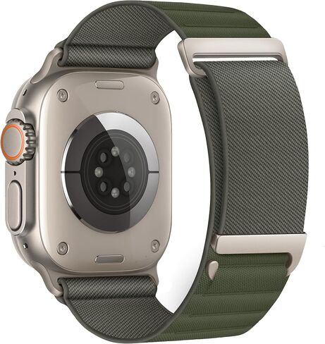 Alpine Loop Compatible With Apple Watch Ultra Watch Band, Alpine Watch Band with Metal C-Clasp Connetor for iWatch Series Ultra 2/ Ultra 9 8 7 6 5 4 3 2 1 SE/SE 2 in Saudi Arabia