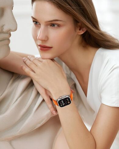 Alpine Loop Compatible With Apple Watch Ultra Watch Band, Alpine Watch Band with Metal C-Clasp Connetor for iWatch Series Ultra 2/ Ultra 9 8 7 6 5 4 3 2 1 SE/SE 2 in Saudi Arabia