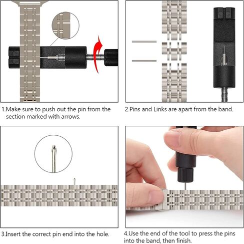 Slim Metal Watch Bands Compatible With Apple Watch 41mm 40mm 38mm 45mm 42mm 44mm 49mm, Thin Stainless Steel Chain Link for Women iWatch Series 9/8/7/SE/Ultra/6/5/4/3/2/1 in Saudi Arabia