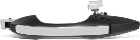 DNA MOTORING Rear Left Outer Door Handle Compatible with 04-08 Acura TSX,Black/Chrome,OEM-DHO-01022 in Saudi Arabia