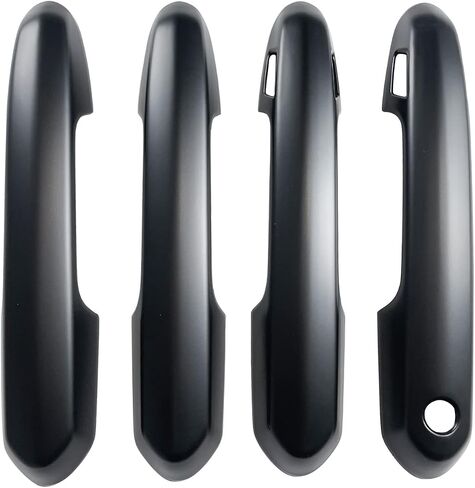 Door Handle Cover Trim Compatible With Toyota Rav4 XLE SE XSE 2019-2023 For Highlander L LE XLE XSE 2020-2023 Exterior Door Handles Accessories Decoration with Smart Key Holes Carbon Fiber style in Saudi Arabia