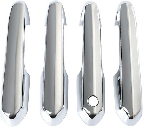 Door Handle Cover Trim Compatible With Toyota Rav4 XLE SE XSE 2019-2023 For Highlander L LE XLE XSE 2020-2023 Exterior Door Handles Accessories Decoration with Smart Key Holes Carbon Fiber style in Kuwait