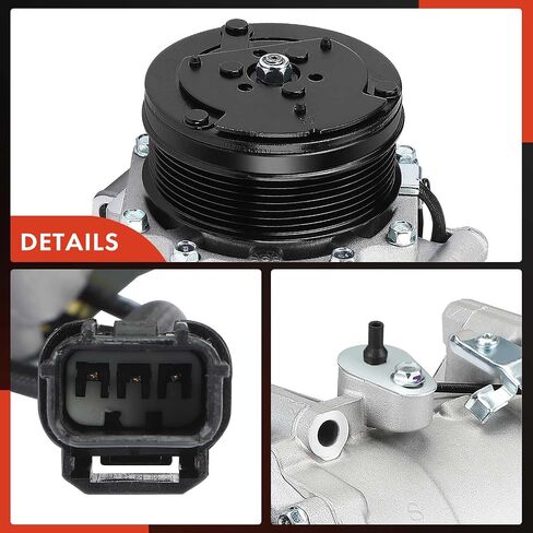 ضاغط مكيف هواء ممتاز مع قابض متوافق مع Honda CR-V 2.4L 2015-2016، Acura ILX 2.4L 2016-2018 in Saudi Arabia