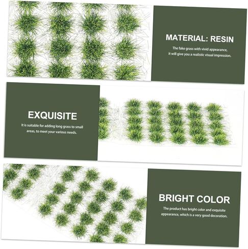 Vaguelly 1 Box Artificial Grass Clusters Artificial Grass Miniature Decoration Miniature Grass Fake Moss Terrain Model Kit Rainforest Animals Figures Diorama Supplies Desert Resin Shrub in Saudi Arabia