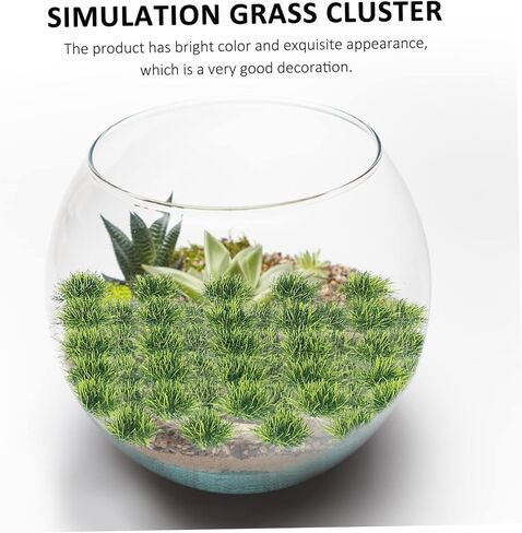 Vaguelly 1 Box Artificial Grass Clusters Artificial Grass Miniature Decoration Miniature Grass Fake Moss Terrain Model Kit Rainforest Animals Figures Diorama Supplies Desert Resin Shrub in Saudi Arabia