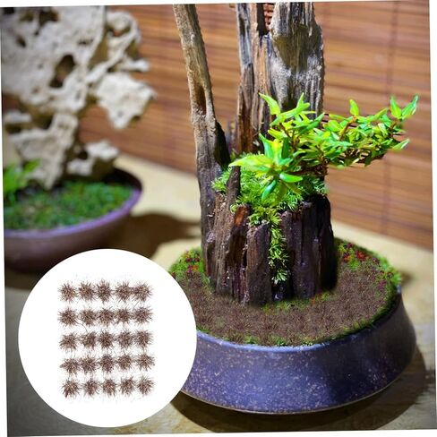Vaguelly 1 Box Artificial Grass Clusters Artificial Grass Miniature Decoration Miniature Grass Fake Moss Terrain Model Kit Rainforest Animals Figures Diorama Supplies Desert Resin Shrub in Saudi Arabia