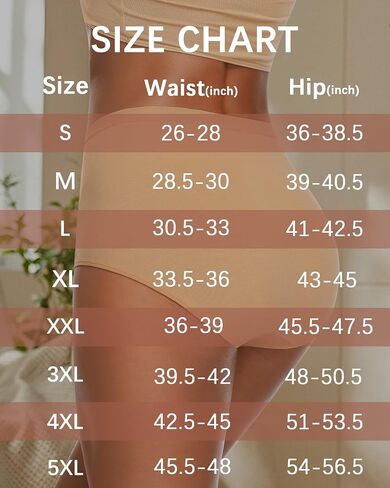 OLIKEME Womens High Waisted Underwear Cotton Full Coverage Panties Soft Stretch Breathable Postpartum C Section Briefs Pack in Saudi Arabia