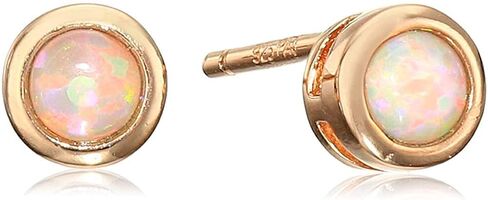 MORGAN & PAIGE Dainty 925 Sterling Silver Gemstone Birthstone Petite Stud Earrings and 16" Pendant Necklace Jewelry Set in Saudi Arabia
