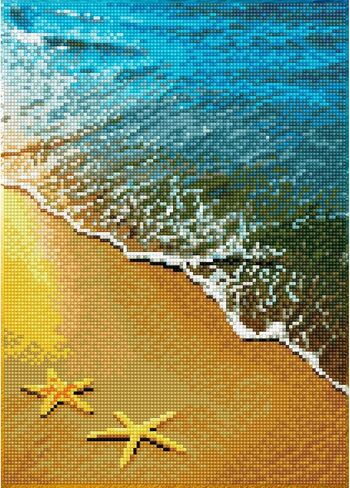 DIAMOND DOTZ ® - Summer Dreams, Full Drill, Round Dotz, Diamond Painting Kits, Diamond Art Kits for Adults, Gem Art, Diamond Art, Diamond Dotz Kits, 11"x16" in Saudi Arabia