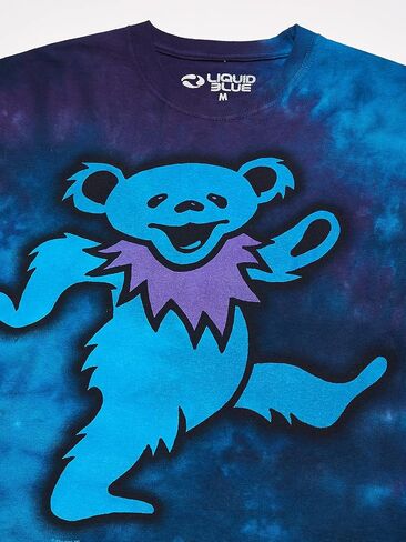 Liquid Blue Men's Grateful Dead Big Bear T-Shirt in Saudi Arabia
