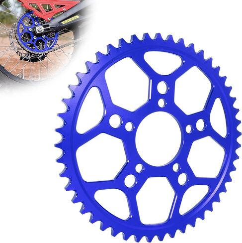 48 ضرس أسنان لـ Surron، ضرس سلسلة CNC 48T 7075 ألومنيوم متوافق مع Segway X160 X260 Sur Ron Light Bee X - أحمر in Kuwait