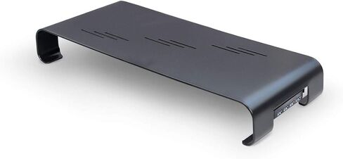 حامل شاشة سايبا للكمبيوتر والكمبيوتر المحمول والطابعة والكمبيوتر المحمول وجميع شاشات العرض المسطحة مع منصة 19 بوصة وارتفاع 3 بوصة، أسود in Kuwait