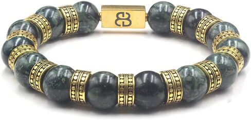 سعر بيع خاص!!! سوار من الخرز الذهبي من اليشم عيار 22 قيراط، سوار من اليشم الفاخر للرجال، سوار رجالي عالي الجودة in Kuwait