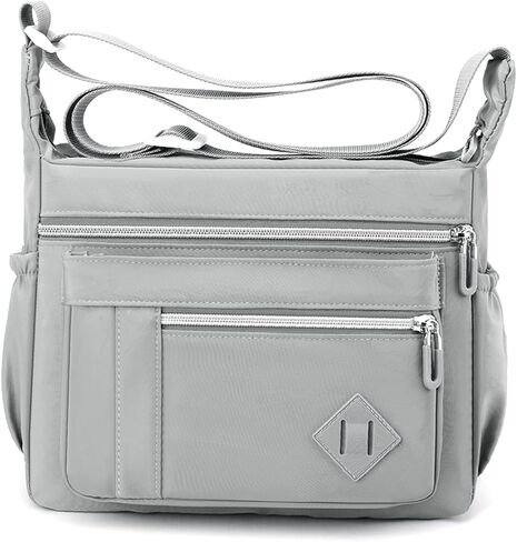 Wxnow Multi Pocket Shoulder Bag Crossbody Bag for Women Travel Purse Work Bag in Saudi Arabia