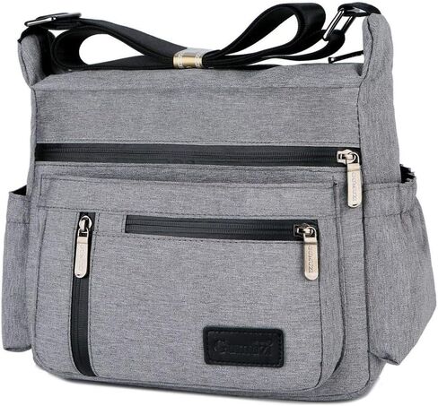 Wxnow Multi Pocket Shoulder Bag Crossbody Bag for Women Travel Purse Work Bag in Saudi Arabia