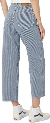 Madewell Women's Pv Wide-Leg in Indigo Railroad in Kuwait