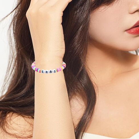 NEWITIN 16 قطعة أساور الصداقة للفتيات تمتد أساور مطرز الأزياء إلهام أساور لطيف ملون الصداقة سوار مجموعة هدايا مجوهرات للنساء الفتيات in Kuwait