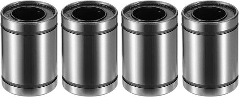ACROPIX LM12UU 12 مم IDx21mm ODx30 مم طول محامل كروية خطية باللون الفضي - عبوة من 4 قطع in Saudi Arabia