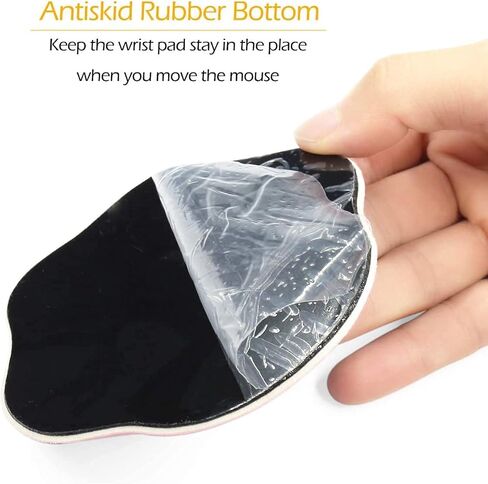 YIANI لطيف القط مخلب الماوس وسادة دعم المعصم، مريحة لينة المعصم وسادة اليد تخفيف آلام اليد مع قاعدة مطاطية غير قابلة للانزلاق للمنزل، كمبيوتر مكتبي كمبيوتر محمول 4.3 × 3.7 بوصة، كبير in Kuwait