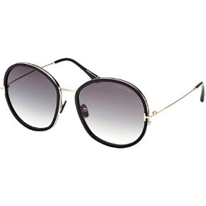 Sunglasses Tom Ford FT 0946 Hunter- 02 01B Shiny Black/Gradient Smoke Lenses