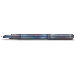 Kaweco LILIPUT Ball Pen Black with Cap I Retractable Ballpoint Pen with Standard D1 Refills in a Tin Box I Metal Ball Pen 13 cm
