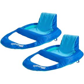 SwimWays Spring Float Recliner XL 2 Pack , Blue