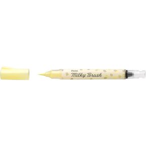 Pentel Brush Pen, Nylon, White