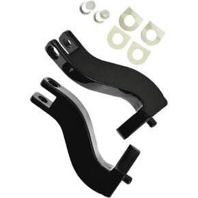 Motorcycle Rear Passenger Foot pegs Mounting Kits Fit For Harley Touring Road King Street Glide Road Glide Electra Glide 1993-2023 Black