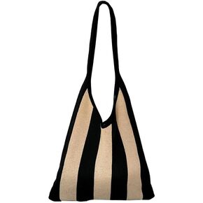 ENBEI Women's tote bags aesthetic Shoulder Handbags Hand crocheted Bags large Shoulder Shopping Bag large satchel cute Bag