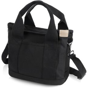 Canvas Tote Bag Large Multi-Pocket Handbag Japanese Handmade Crossbody Bag Cute Shoulder Purse Travel Satchel Hobo Bag