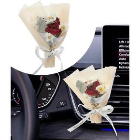 Car Air Freshener Vent Clips,Mini Bouquet Flower Air Freshener,Car Accessories Air Conditioning Outlet Perfume Clip,Car Interior Decoration,Car Essential Oil Diffuser Vent Clip (A1)
