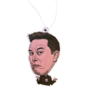 Scented Stars Elon Musk Hanging Car Air Freshener