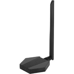 USB WiFi Adapter for PC, TX U600 300Mbps Dual Band External High Gain Antenna with Long Range, 2.4GHz 5GHz Wireless Network Adapter for Desktops Laptops