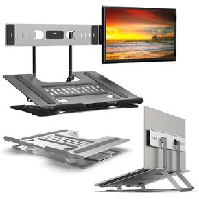 Laptop Screen Extender, 11.6 Inch Mini Game Monitor 360° Rotatable Attachable Portable Monitor Extender for Laptop, Compatible with Mac, PC, Chrome, Powered by USB or Mini HDMI Port