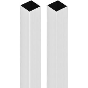 20mmx20mmx1.2mmx300mm (Width x Wall Thickness x Length) Square Tube - 2Pack - Good for Industrial Housing Construction - 6063 Aluminum Square Tubing