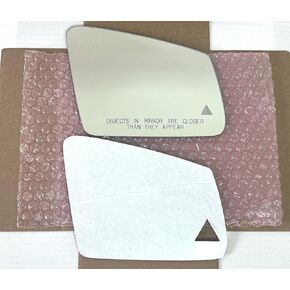 Signal Mirror Glass with Full Size Adhesive for Mercedes-Benz B250e C E S CL CLA CLS GLA Class Passenger Side View Right RH