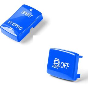 مجموعة أزرار تروس لوحدة التحكم الرياضية ESP مضادة للانزلاق لسيارة BMW 1 2 3 4 Series F20 F21 F22 F23 F30 F31 F34 F35 F32 F36 2012-2019 (زر ESP + زر رياضي، أحمر) in Kuwait