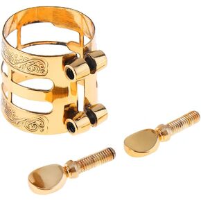 OriGlam Alto Saxophone Mouthpiece Ligature, Alto Sax Mouthpiece Ligature, Alto Saxophone Ligature Accessories for Saxophone Professionals and Beginners