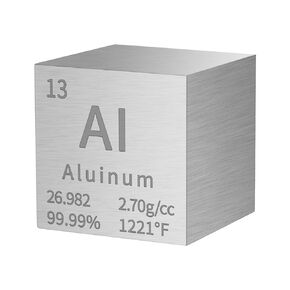 Nickel Cube Metal Density Cubes Pure Metal High Density Element Cube for Element Collections Lab Experiment Periodic Table Collection DIY Teacher Science Creative Gift（Nickel，1 Inch）