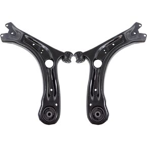 TRQ Front Lower Suspension Control Arm LH RH Pair 2pc Set Compatible with VW Beetle Passat