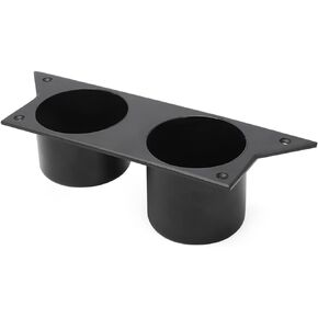 for 3rd Third Gen Chevy Camaro 1982-1992 Water Cup Holder, Ash Tray Cup Holder Aluminum Center Console (Black)
