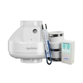 AprilAire ARN15K Radon Mitigation Kit, 1500 Sq. Ft., Basement, Crawlspace or Slab, Quiet Performance, Indoor/Outdoor, Commercial/Residential, Energy Efficient, Manometer, System Alarm