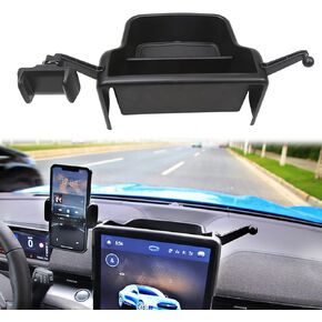 for Mustang Mach-E 2021 2022 2023 Center Console Organizer Storage Tray Box with Phone Holder Ford Dashboard Organizer Accessories