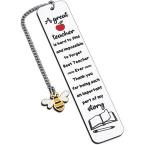 Teacher Appreciation Gifts for Women Men Bookmark Teacher Gifts for Women Male Teacher Thank You Gifts End of Year Gifts for Teacher Birthday Gifts for Teachers from Students Gifts First Day of School