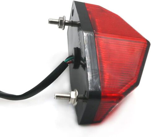 crazy sport 12V Universal License Plate LED Light ATV Lamp Bracket Car Motorcycle Rear Light in Kuwait