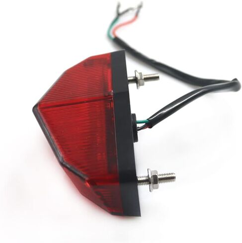 crazy sport 12V Universal License Plate LED Light ATV Lamp Bracket Car Motorcycle Rear Light in Kuwait