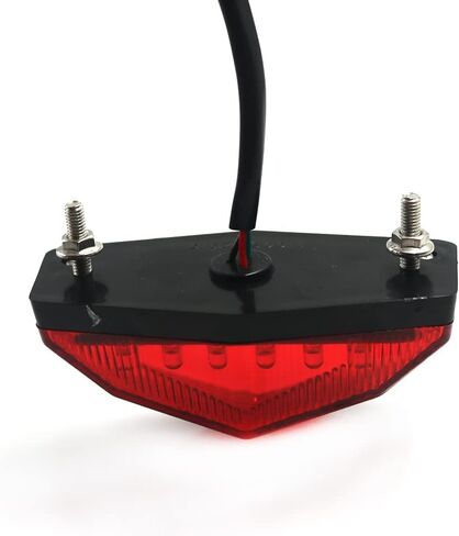 crazy sport 12V Universal License Plate LED Light ATV Lamp Bracket Car Motorcycle Rear Light in Kuwait